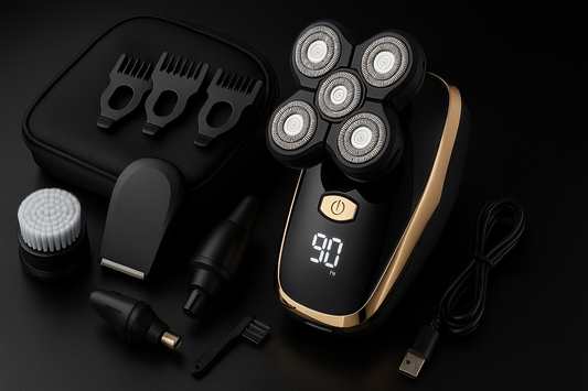 SunnyTech 5D Pro – Barbeador Elétrico Profissional